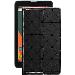 Чохол StatusCASE з екошкіри для планшету Bravis NB753 3G Чорний ромб