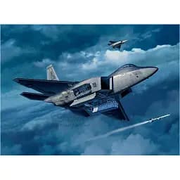 Збірна модель-копія Revell набір літак Lockheed Martin F-22A Raptor (RVL-63858) - мініатюра 7
