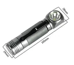 Налобний ліхтар Boruit XPL V5 8000 Lm (аналог Nitecore HC33) ліхтарик - мініатюра 4