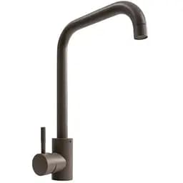 Смеситель кухонный Platinum NS02B (3008B-NA) поворотный однорычажный из нержавеющей стали дюна (000041058)