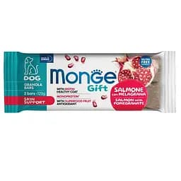 Лакомство для собак Monge Gift Dog Skin support лосось с гранатом,120 г (70085915)