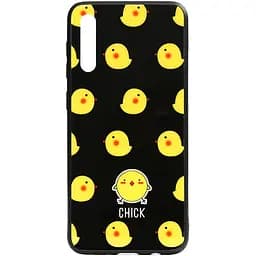 Чохол-накладка Toto Cartoon Print Glass Case Samsung Galaxy A70 Chick