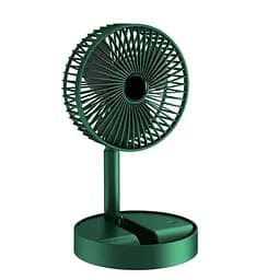 Портативний міні вентилятор для дому Telescopic Folding Fan Складаний настільний вентилятор із USB зарядкою - мініатюра 3