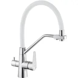 Смеситель для кухни с подключением к фильтру Kroner KRP Edelstahl Klassisch - ESG03817WHI CV027938 Нержавеющая сталь