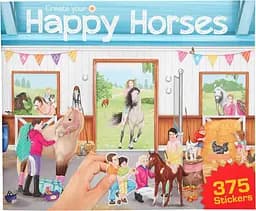 Альбом з наклейками Motto A/S Creative Studio Щасливі коні (410747)