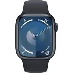 Смарт-годинник Apple Watch Series 9 GPS + Cellular 45mm Midnight Aluminum Case w. Midnight Sport Band - S/M (MRMC3) - мініатюра 2
