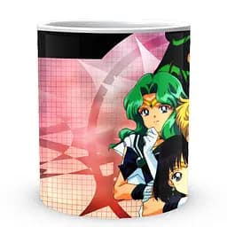 Кухоль GeekLand Sailor Moon Сейлор Мун Хотару Мічіру Сецуна SM 02.34 330 мл білий - мініатюра 2