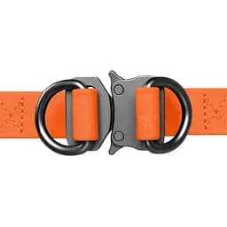 Шлея для собак Waudog Waterproof водостійка з QR паспортом, металічна пряжка-фастекс, помаранчевий - мініатюра 3