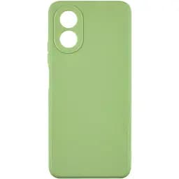 Силиконовый чехол Candy Full Camera для Oppo A38 / A18 Фисташковый
