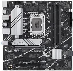 Материнська плата ASUS PRIME B760M-A D4-CSM (PRIME B760M-A D4-CSM) (Socket 1700, Intel B760, Micro-ATX)