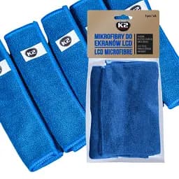 Набор салфеток К2 LCD Microfibre для дисплеев и экранов микрофибра 15 см х 15 см 5 шт.