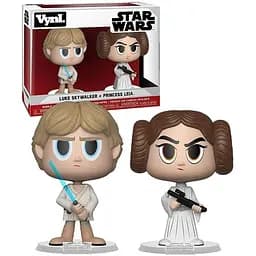 Набір фігурок Funko Vinyl Star Wars Зоряні війни принцеса Лея Органа-Соло та Люк Скайуокер 10см SW OL 620