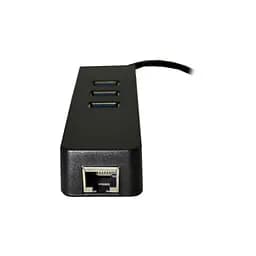 Перехідник Dynamode USB 3.1 Type-C - RJ45 Gigabit Lan, 3*USB 3.0 (USB3.1-TypeC-RJ45-HUB3) - мініатюра 2