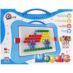 Мозаїка ТехноК №6 пластик 4 кольори 140 фішек 3381TXK