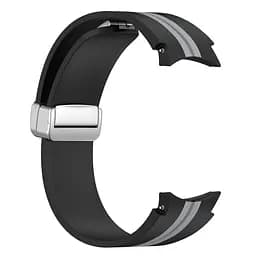 Ремінець для Samsung Galaxy Watch 4 40mm - чорно-сірий ширина кріплення 20мм силікон Watchbands Cls-line (W16-5WB39441173) - мініатюра 2