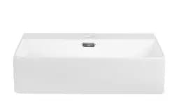Раковина підвісна Qtap Nando LT 500х420х130 мм, White, прямокутна, без донного клапана QT12116146AW - мініатюра 2