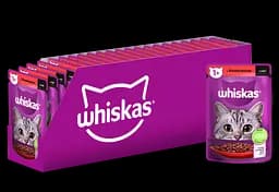 Вологий корм для котів Whiskas яловичина у соусі 85 г - мініатюра 3