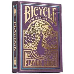 Карти гральні United States Playing Card Company Bicycle Peacock (purple) (ВР_КГБПП)