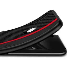 Чохол накладка Primo Cenmaso для Samsung Galaxy M20 2019 ( SMM205 ) Black&Red - мініатюра 2