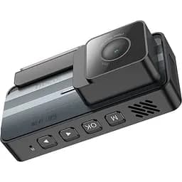 Автомобільний відеореєстратор Hoco DV12 with rear camera Silvery Gray (640176) - мініатюра 4