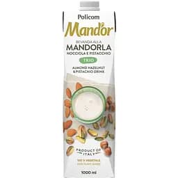 Напиток Mandor Trio миндальный с фундуком и фисташками 1000 мл