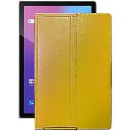 Чехол StatusCASE из экокожи для планшета Blackview Tab 12 Желтый