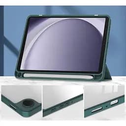 Чохол-книжка BeCover Soft Edge з кріпленням для стілусу для Samsung Galaxy Tab A9 SM-X115 8.7" Dark Green (710357) - мініатюра 5