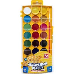 Фарби акварельні Школярик медові 24 кольори