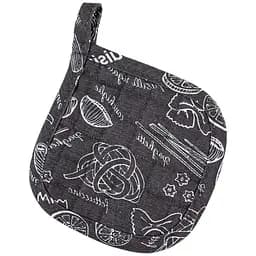 Прихватка Home Line Паста 20x20 см графітовий (177486)