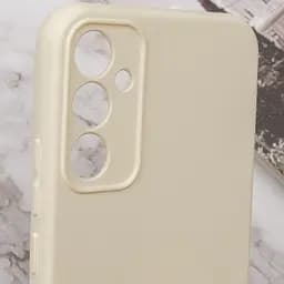 Чохол TPU GETMAN Liquid Silk Full Camera для Samsung Galaxy S24 Пісочний / Sand - мініатюра 5