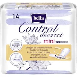 Прокладки урологічні Bella Control Discreet Mini 14 шт.