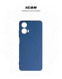 Чехол ArmorStandart ICON для Motorola G24 Camera cover Dark Blue (ARM74301) - мініатюра 3