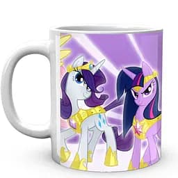 Кружка GeekLand My little pony Мой маленький пони Пинки Пай Твайлайт Рарити Эплджек MLP 15 330 мл белая