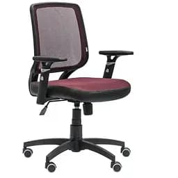 Кресло Онлайн Сетка бордовая