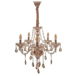 Люстра свічка Brille підвісна кришталева E14 40W G (BCL-687S/5)