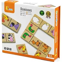 Настольная игра Viga Toys Домино Зверята (59622)