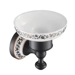 Настінна керамічна мильниця Kraus Apollo чорна бронза KEA-16503ORB, Бронза