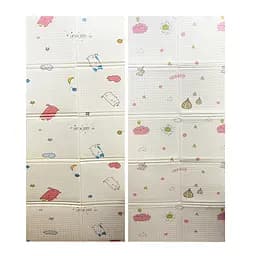 Детский Термоковрик двусторонний складной Bambi C9811-1, 175 х 70 х 0,8 см