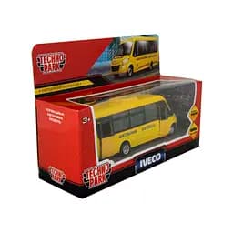 Автомодель Technopark Автобус Iveco Daily Діти, жовтий (DAILY-15CHI-YE) - мініатюра 8