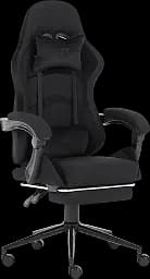 Геймерське крісло GT Racer чорне (X-2324 Fabric Black Suede) - мініатюра 2