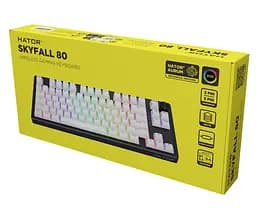 Клавиатура игровая механическая HATOR HTK-3180-UA Wireless Skyfall 80 Black-White - мініатюра 7