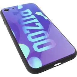 Чохол-накладка PUZOO Glass Printing with TPU Visions iPhone 7/8/SE 2020 Purple - мініатюра 3
