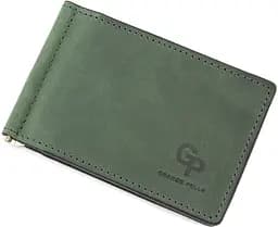 Кожаный мужской зажим для денег GRANDE PELLE 12х8х1 см acs0027525