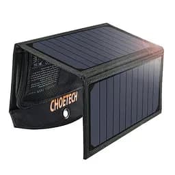 Портативна сонячна панель Choetech SC-001 2xUSB 19W