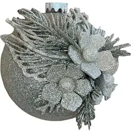 Куля Dashuri прикрашена блиск 100 мм 2 шт. шампань (100126603)