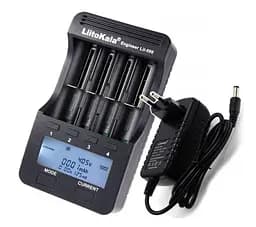 Зарядний пристрій Liitokala Lii-500 на 4 канали (для Ni-MH, Ni-CD, Li-Ion) з блоком живлення