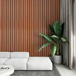 Рейка декоративна Wall Sticker PS 2900х120х12 мм Темний дуб SW-00001746 - мініатюра 7