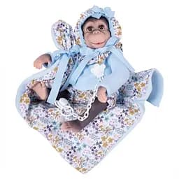 Кукла Munecas De Cuna Обезьянка с одеялом разноцветная/голубая 36 см (B36504)