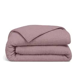 Комплект постільної білизни Cosas Camellia CS1 Євро муслін бузок (Muslin_012Camellia_El180x30-012Camellia_200) - мініатюра 5