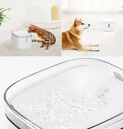Розумна поїлки для тварин Kitten Puppy Water Dispenser XWWF01MG - мініатюра 4